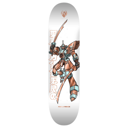 Powell Peralta Flight Steve Caballero Gundam White/Copper Skateboard Deck 8.25"