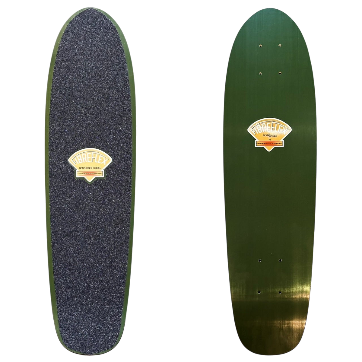 G&S Fibreflex Bowlrider Olive Rust Skateboard Deck 29.5"