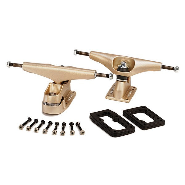 Carver C7 Hollow 6.5" Surfskate Truck Set - Bel Air Gold Metallic