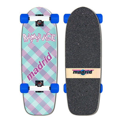 Madrid Retro Rampage Wings Old School Skateboard Complete 29,25"