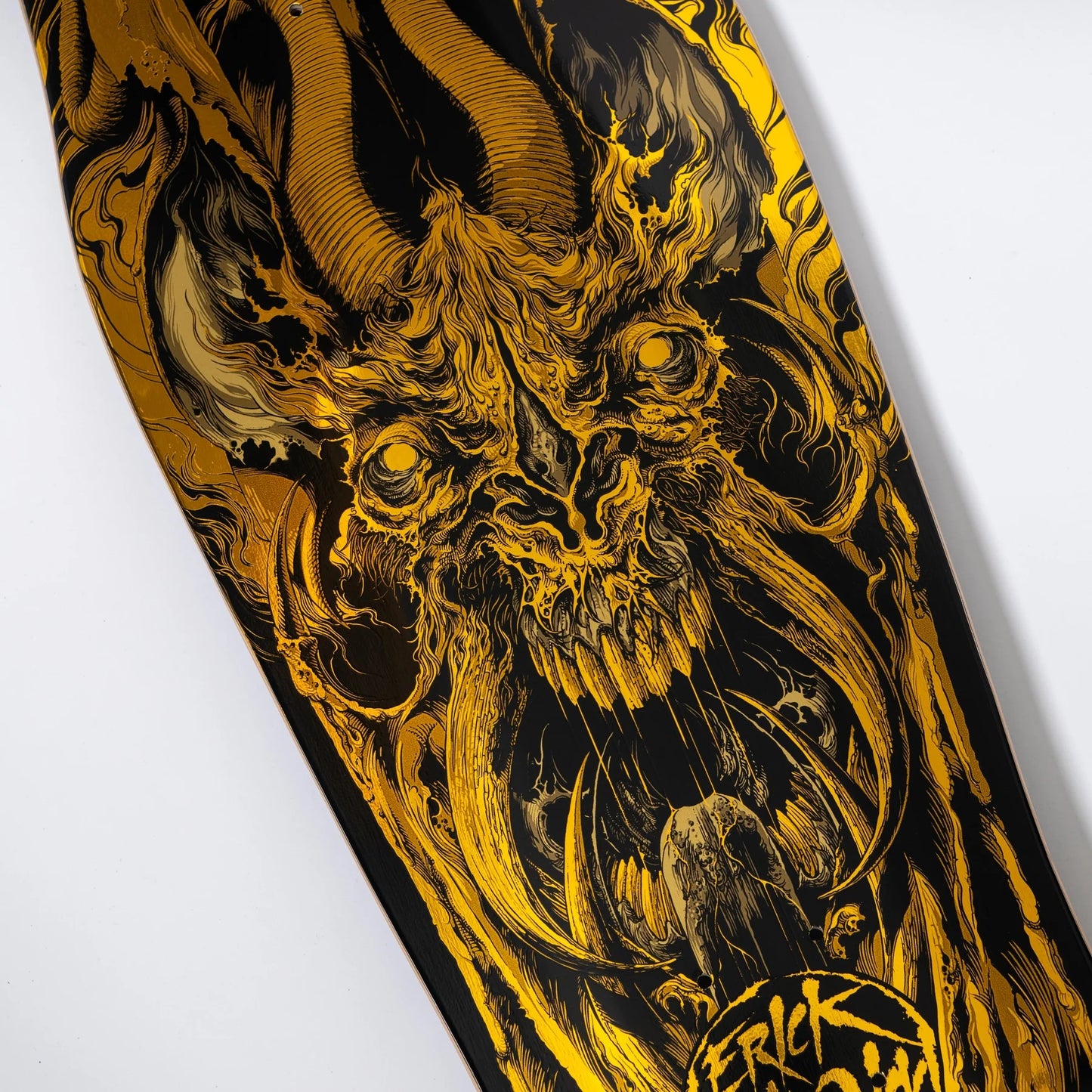 Santa Cruz Winkowski Primeval Gold Shaped Skateboard Deck 10,34"