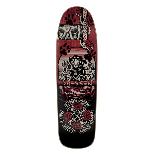 Santa Cruz Dressen Evo Shaped Skateboard Deck 9.3"