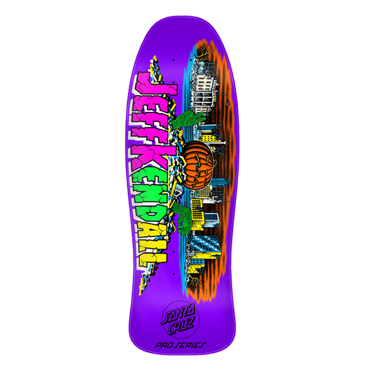 Santa Cruz Jeff Kendall Pumpkin Reissue Skateboard Deck 10"