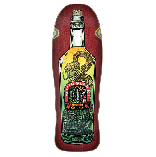 Santa Cruz Winkowski Agave Snake Shaped Skateboard Deck 10.35"