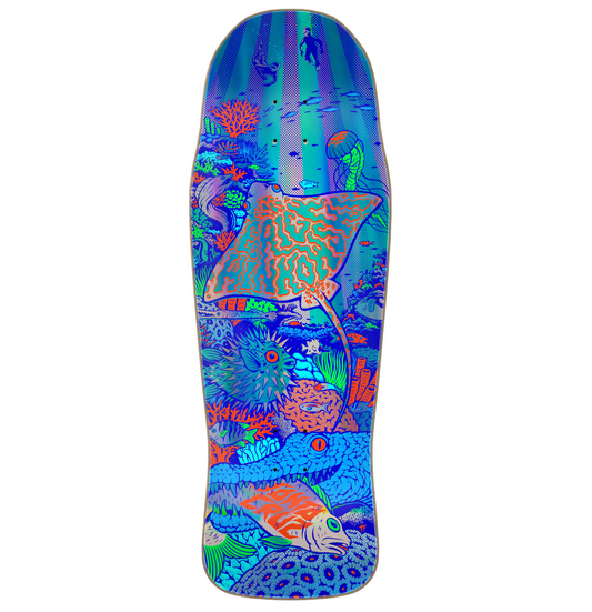 Santa Cruz Winkowski Aquatic Prismatic Shaped Skateboard Deck 10.34"