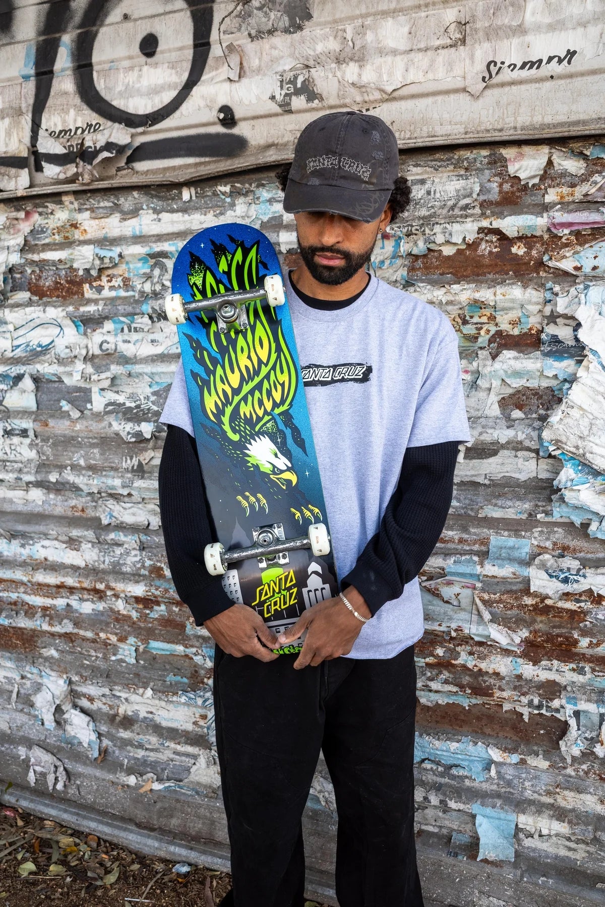 Santa Cruz Maurio McCoy Ripping Eagle VX Skateboard Deck 8.25"