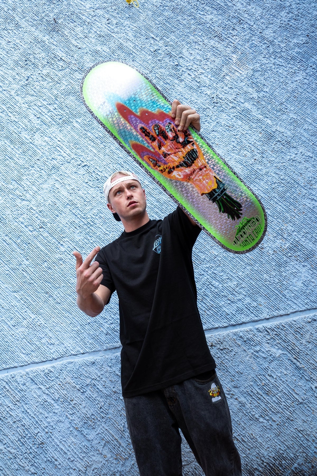 Santa Cruz Jake Wooten Dystopia VX Skateboard Deck 8.5"