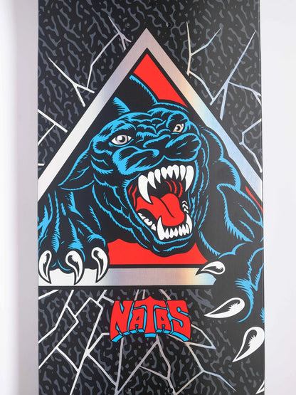 Santa Cruz Natas Kaupas Shattered Panther VX Skateboard Deck 9.0"