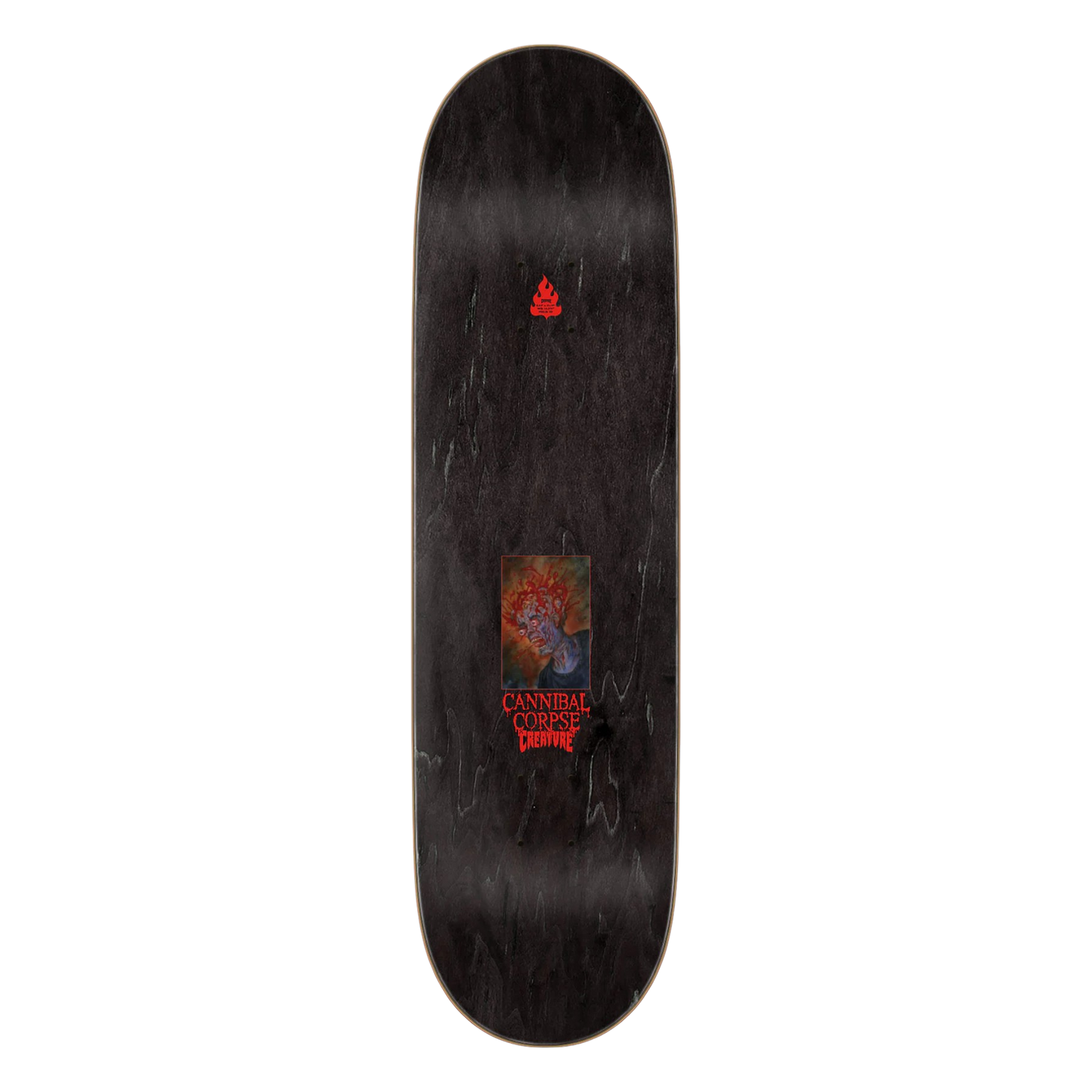 Creature Cannibal Corpse Skull & Blood Skateboard Deck 8.53"