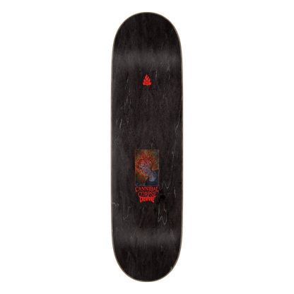 Creature Cannibal Corpse Skull & Blood Skateboard Deck 8.53"