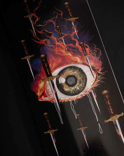 Creature Stumps Mathias Torres Eyes Skateboard Deck 9.0"