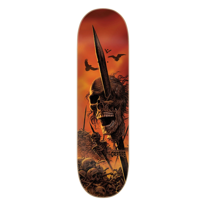 Creature Collin Provost Wasted Orange Skateboard Deck 8.75"