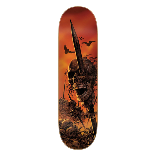 Creature Collin Provost Wasted Orange Skateboard Deck 8.75"
