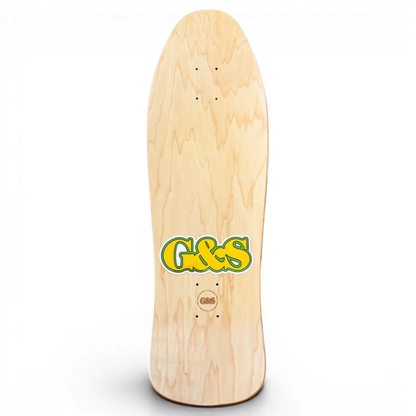 Gordon and Smith 1989 Street Chomp 1 Green Skateboard Deck 10"