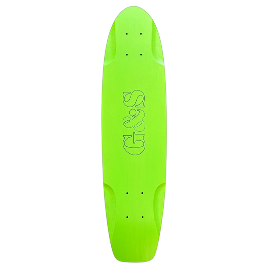 G&S KT-4 Squaretail Old School Green Skateboard Deck 29"