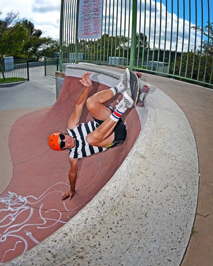 Gordon and Smith Fibreflex + Brian Bent Collaboration The Urban Flex Old School Skateboard Deck 8.25"