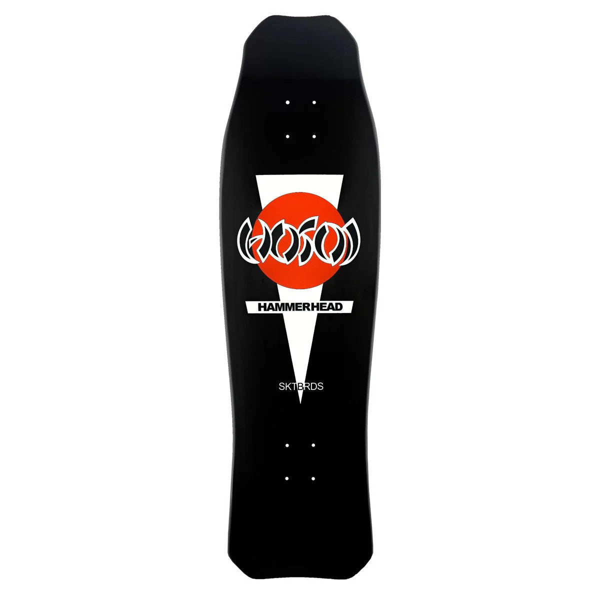Hosoi Hammerhead Longboard Old School Black Skateboard Deck 10"