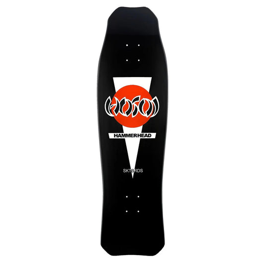 Hosoi Hammerhead Longboard Old School Black Skateboard Deck 10"