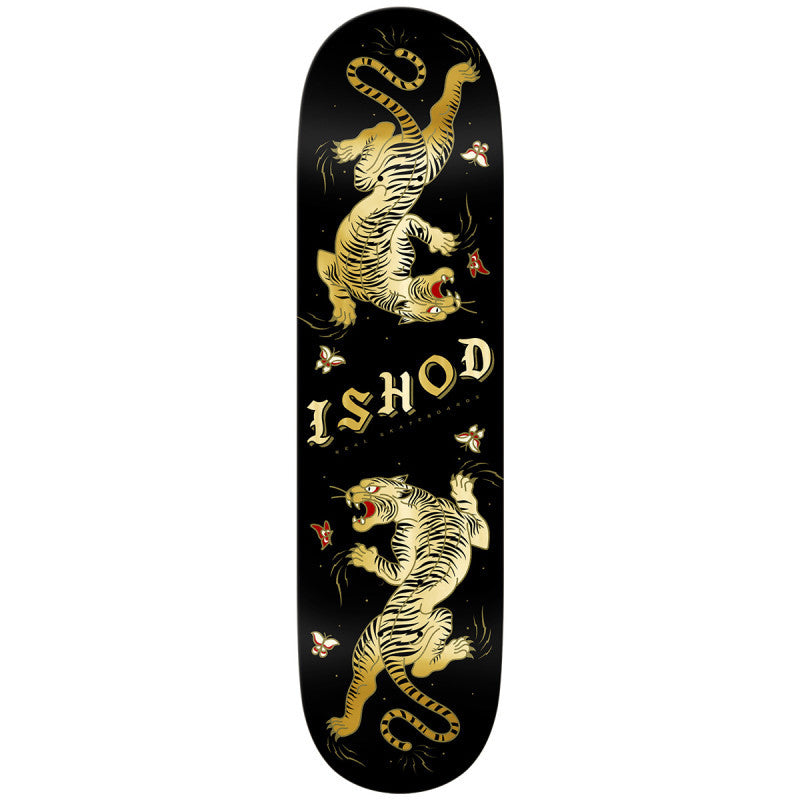 Real DBX Ishod Catscratch Twin Tail Gold Foil Skateboard Deck 8.5"