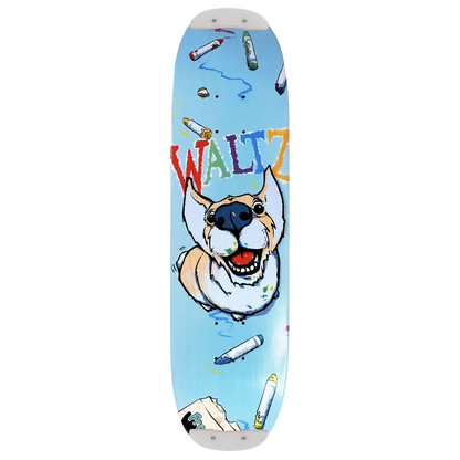Waltz Crayon Corgi Freestyle Skateboard Deck 7.75"