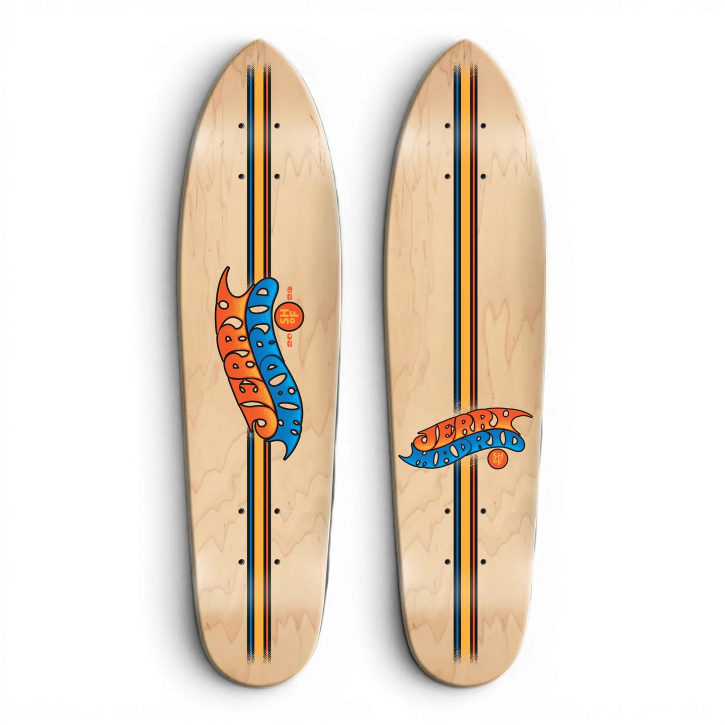 Madrid Jerry SHOF Gold Old School Skateboard Deck 6.75"