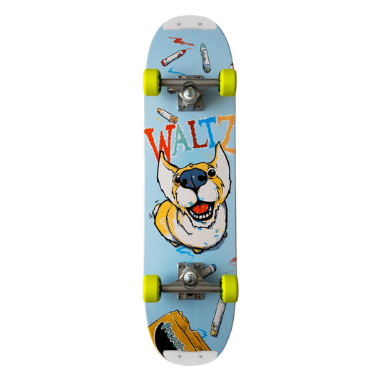 Waltz Crayon Corgi Freestyle Skateboard Complete 7.75"