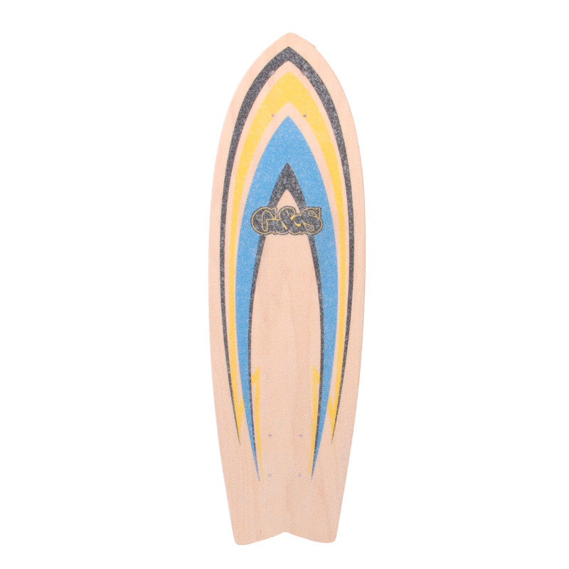 Gordon & Smith Magic Fish Cruiser Deck Natural/Blue 26"