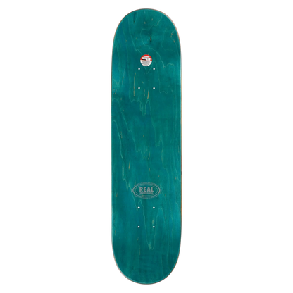 Real Team Classic Oval Silver Skateboard Deck 7.75"