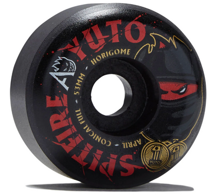Spitfire x April Yuto Conical Full Wheels 53mm 99A Black