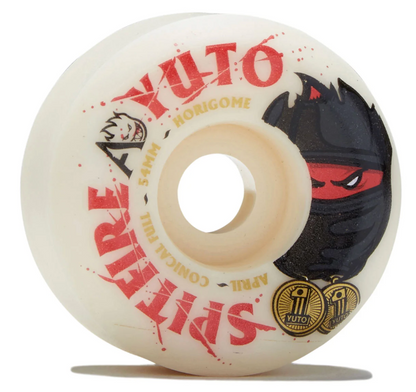 Spitfire x April Yuto Conical Full Wheels 54mm 99A Natural