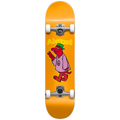Almost Peace Out Orange Complete Skateboard 7.875"