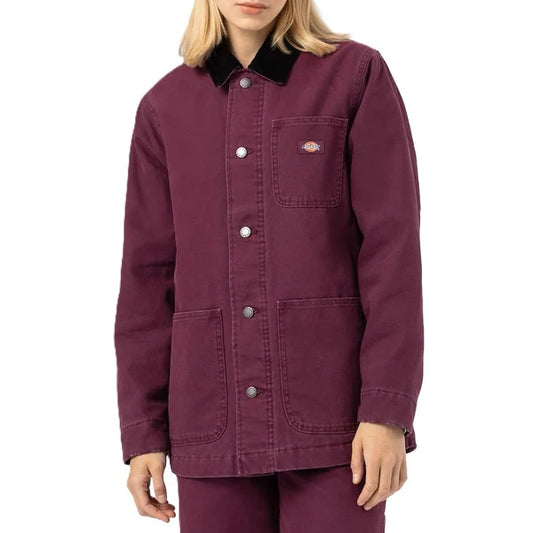 Casaco Dickies Duck Canvas Chore Lined Women Roxo