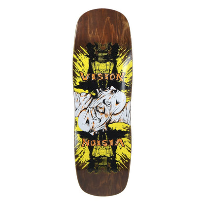 Vision Double Vision Brown Old School Skateboard Deck 9.5"