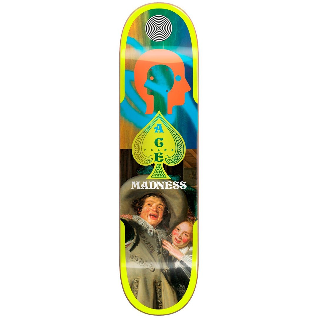 Madness Ace Pelka Space Skateboard Deck 8.75"