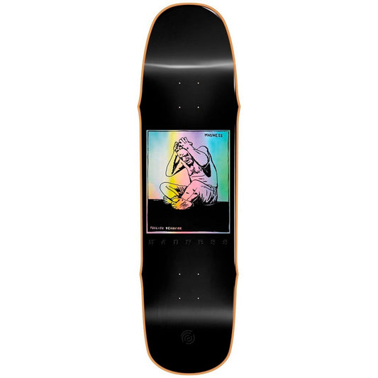 Madness Stressed Black Skateboard Deck 8.5"