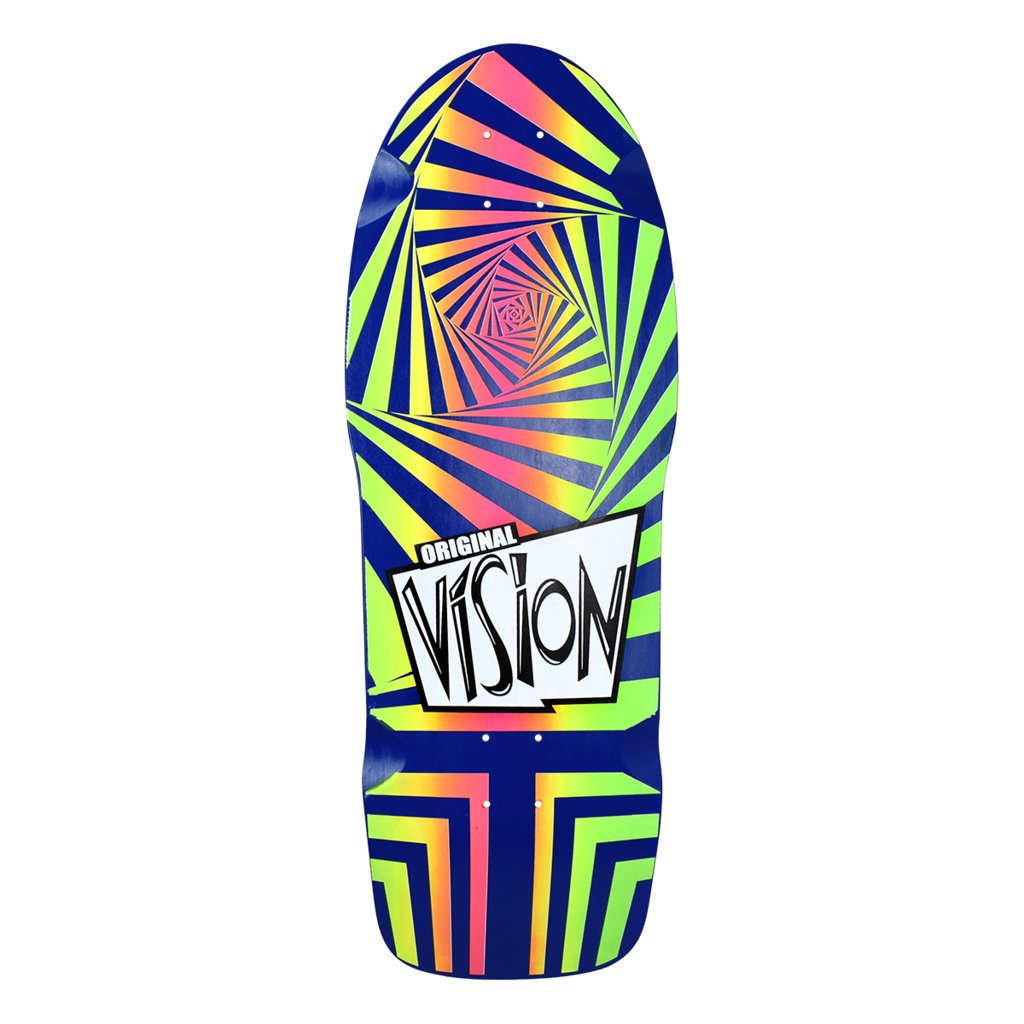 Vision Original Blue Rainbow Old School Skateboard Deck 10"