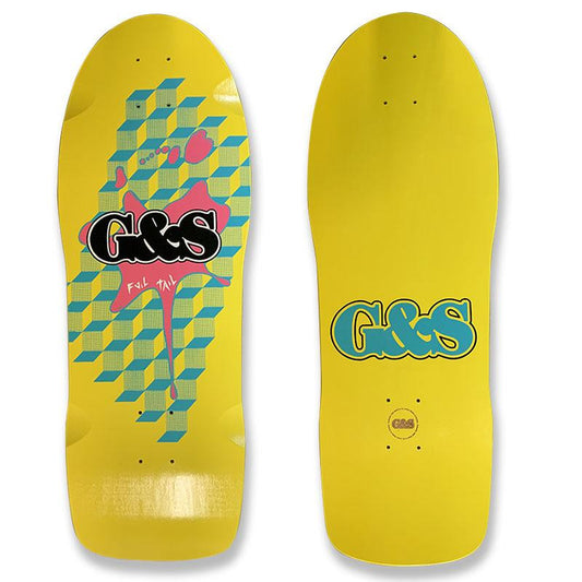 G&S Foiltail Re-Issue Old School Skateboard Deck 10.5"