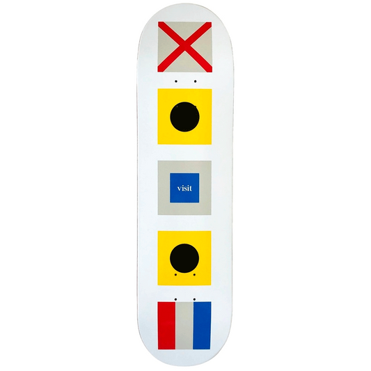 Visit Nautical Skateboard Deck 8.5"