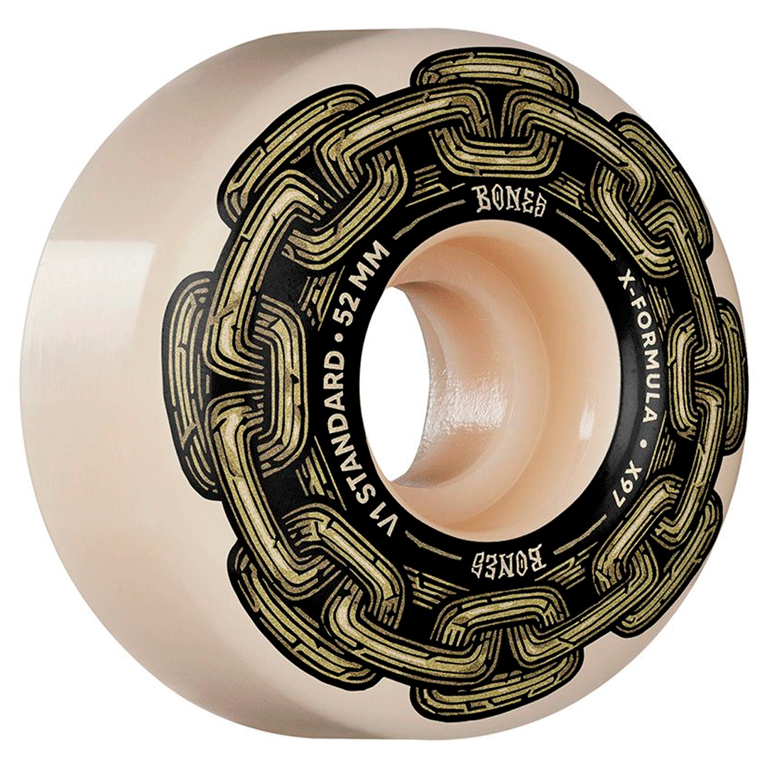 Bones Gold Chain X-Formula (XF) V1 Standard Wheels - 52mm 97A
