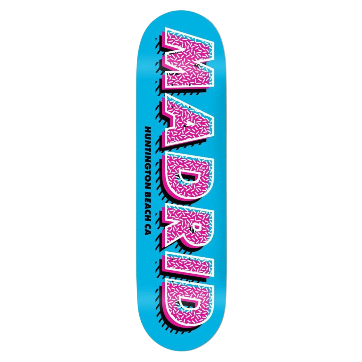 Madrid Pop Blue Skateboard Deck 8.0"
