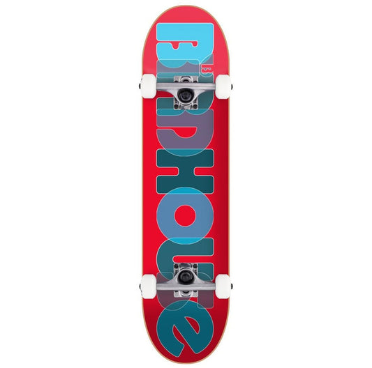Birdhouse Stage 1 Opacity Logo 2 Red Skateboard Complete 8.0"