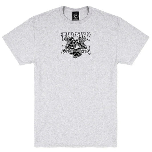 T-Shirt Thrasher x Anti-Hero Eaglegram - Ash Grey