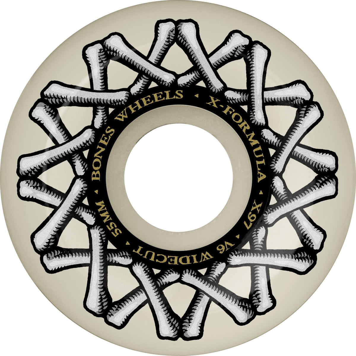 Bones XF X-Formula™ (XF) V6 Wide-Cut Wheels - 55mm 97A