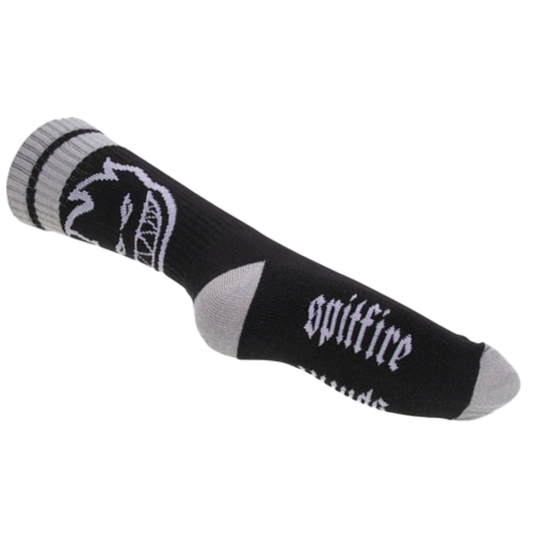 Meias Spitfire Bigger Head - Black