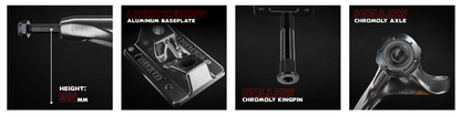 Independent Hollow Erick Winkowski Ballr Standard Silver Black Trucks - 144mm