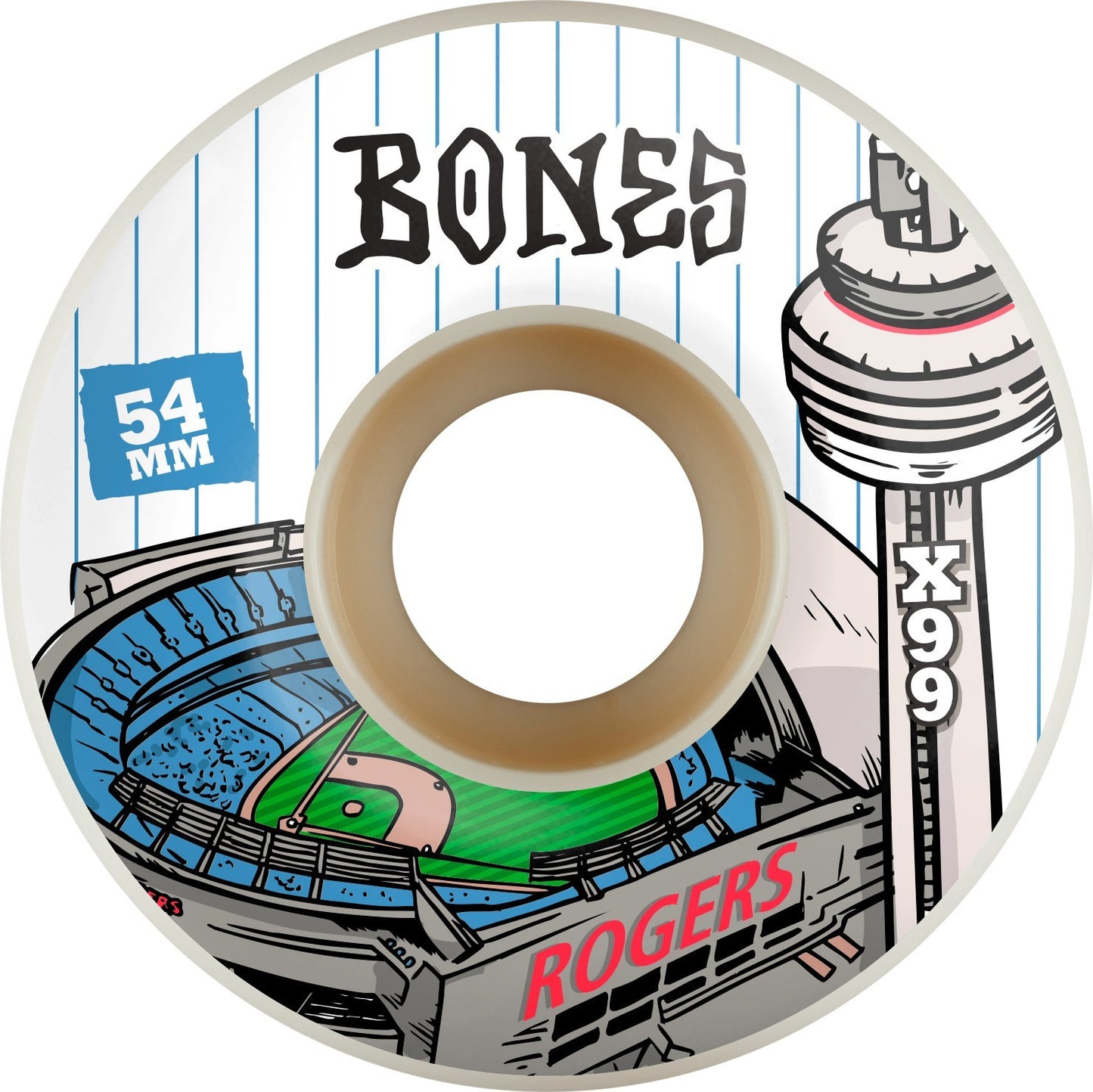 Bones TJ Rogers Centre X-Formula (XF) V1 Standard 54mm 99A Wheels