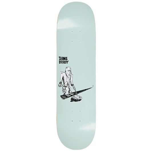 Polar Dane Brady Mopping Green Skateboard Deck 8.0"