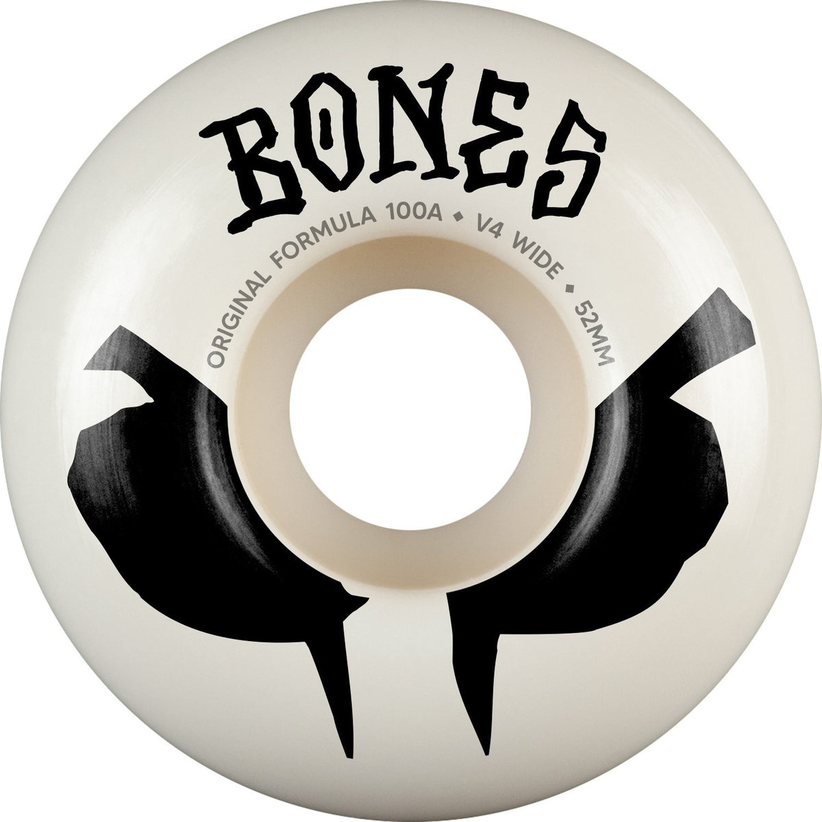 Bones 100s 17 Formula V4 Wide White Wheels - 52mm