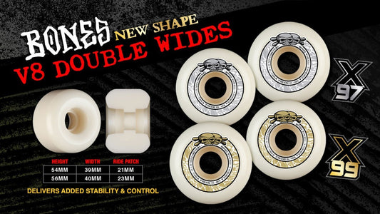 Rodas Bones X-Formula™ (XF) V8 Double Wides - 56mm 99A