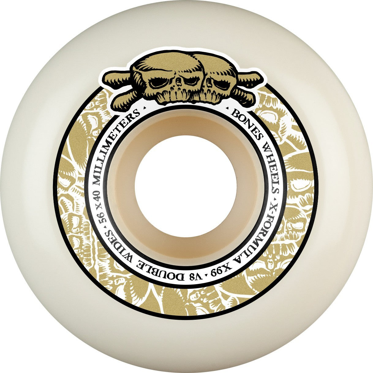 Rodas Bones X-Formula™ (XF) V8 Double Wides - 56mm 99A
